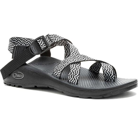 Chaco Women's Bloop B&W Z/Cloud 2 Strappy Sandal Size 9 - Picture 1 of 9